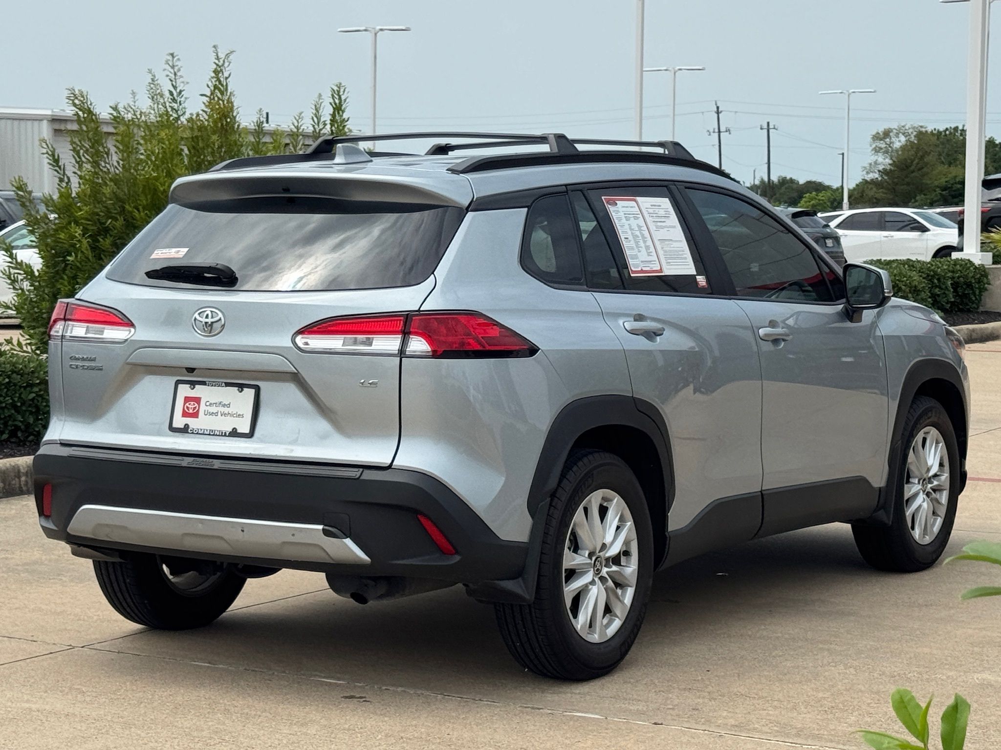 2024 Toyota Corolla Cross LE Silver at Texan Dodge Chrysler Jeep Ram