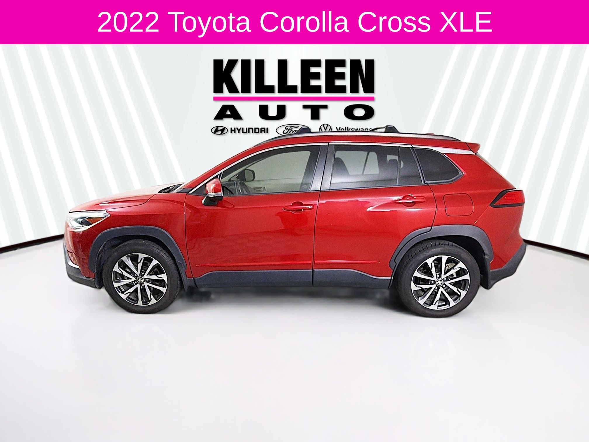 2022 Toyota Corolla Cross XLE Red at Emmons Autoplex