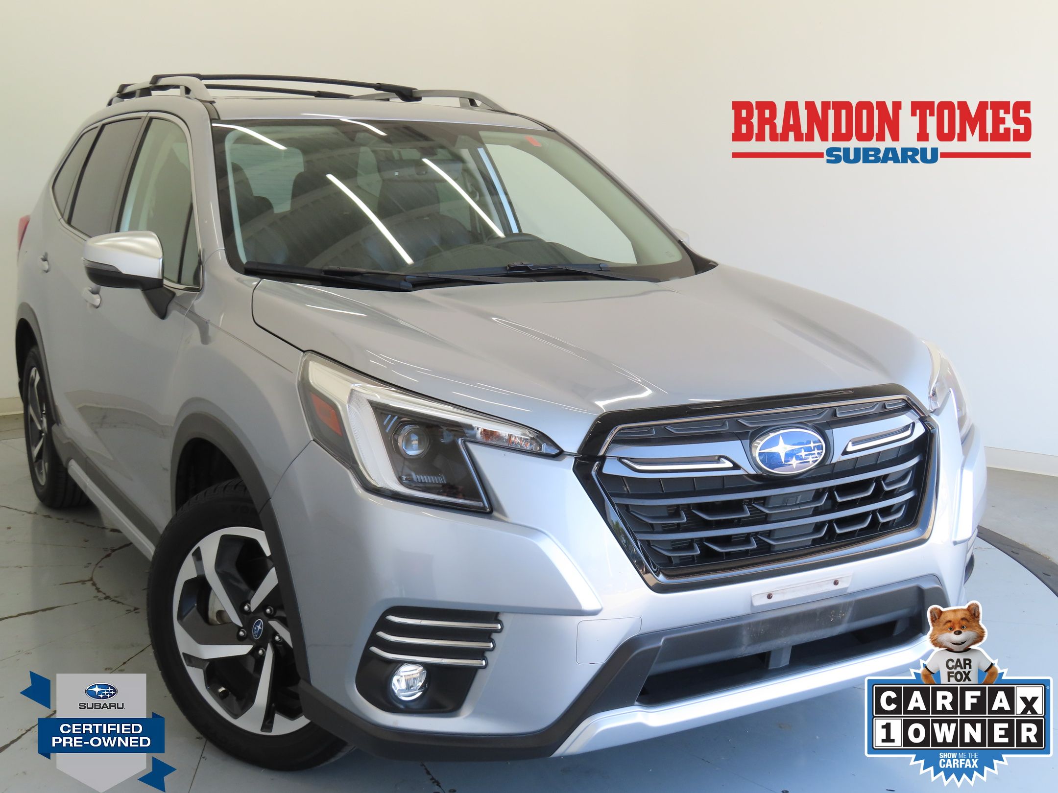 Ice Silver Metallic 2023 Subaru Forester SUV / Crossover All-Wheel Drive Continuously Variable Transmission