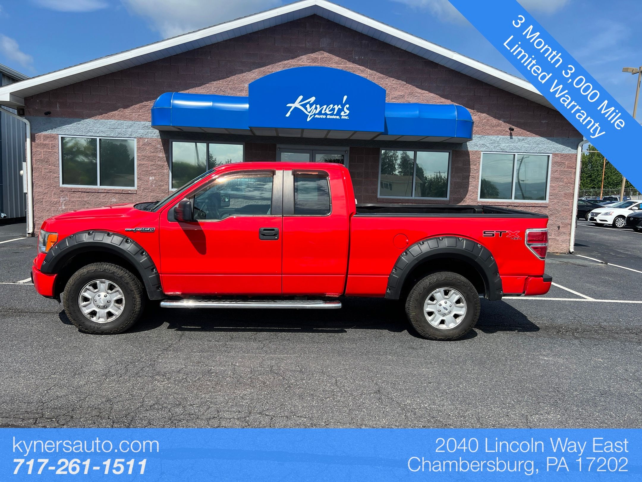 Race Red 2011 Ford F-150 Pickup Truck Four-Wheel Drive 6-Speed Automatic