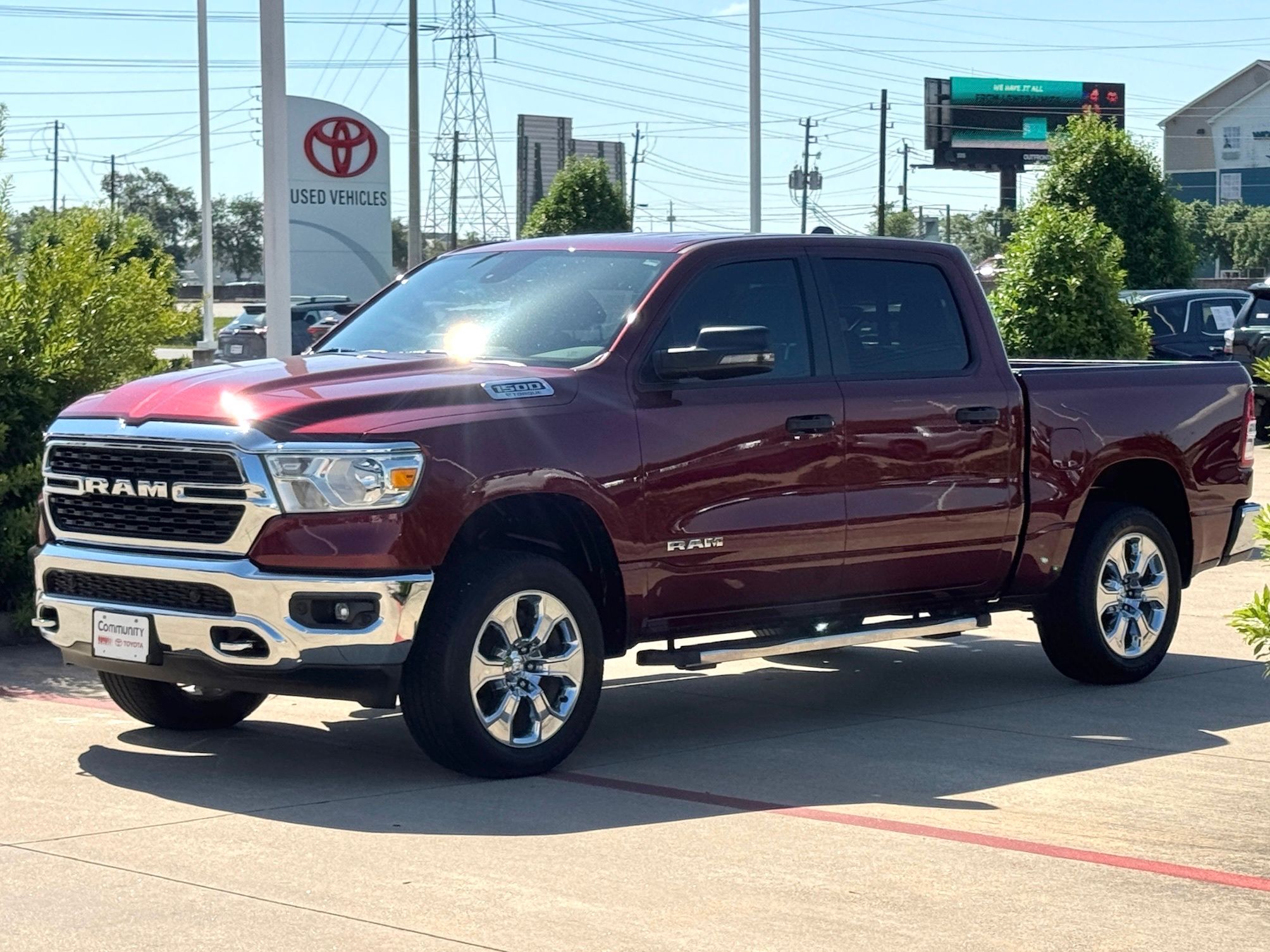 2024 Ram 1500 Big Horn/Lone Star Red at Wharton Ford