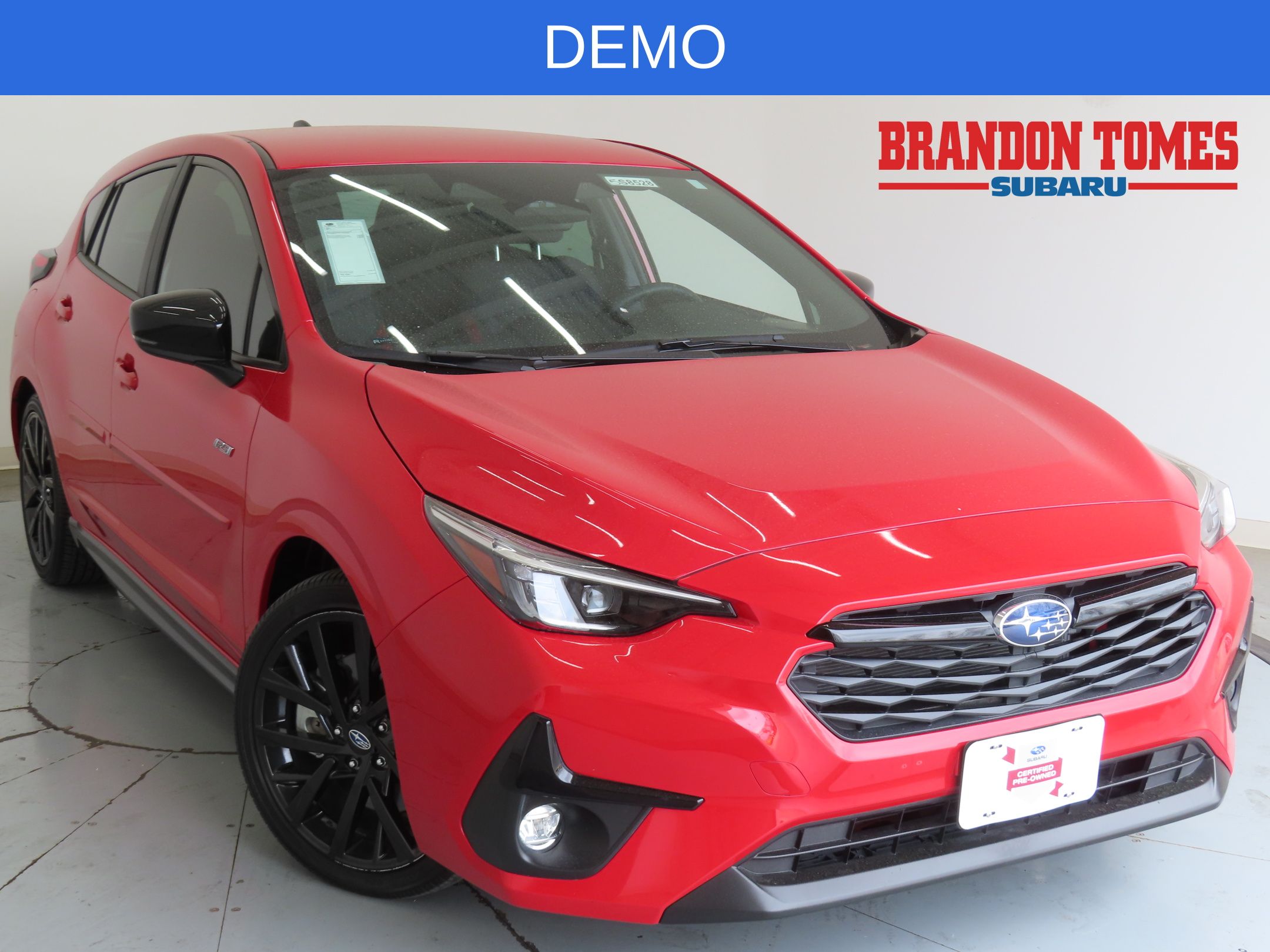 Pure Red 2025 Subaru Impreza Wagon All-Wheel Drive Continuously Variable Transmission