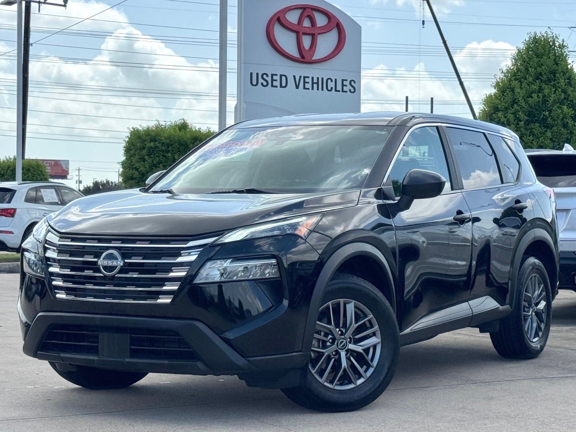 2024 Nissan Rogue S Black at Central Houston Nissan