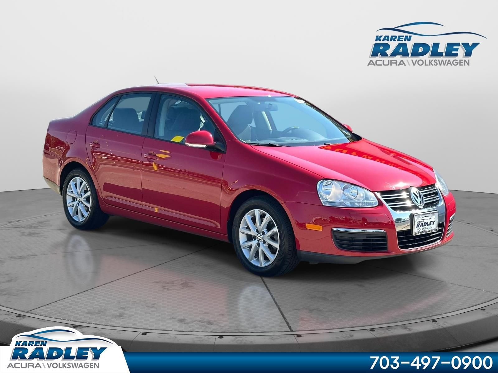 Red 2010 Volkswagen Jetta Sedan Front-Wheel Drive 6-Speed Automatic