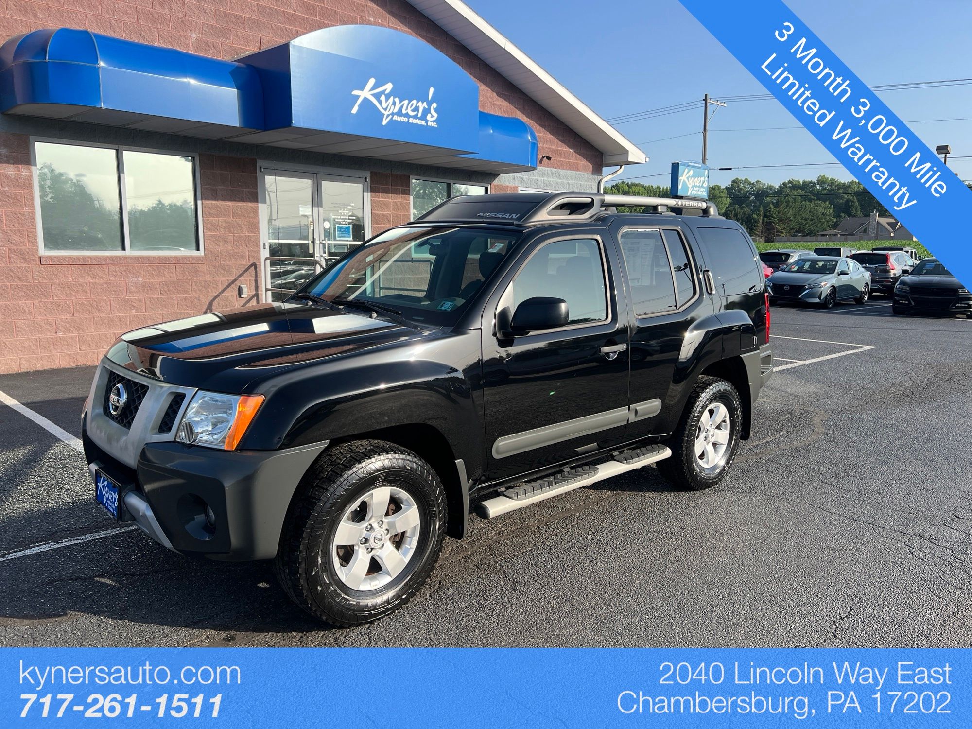 Super Black Metallic 2011 Nissan Xterra SUV / Crossover 5-Speed Automatic