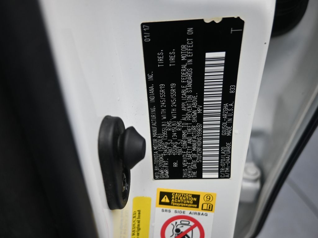 2017 Toyota Highlander Limited White at Classic Chevrolet Galveston