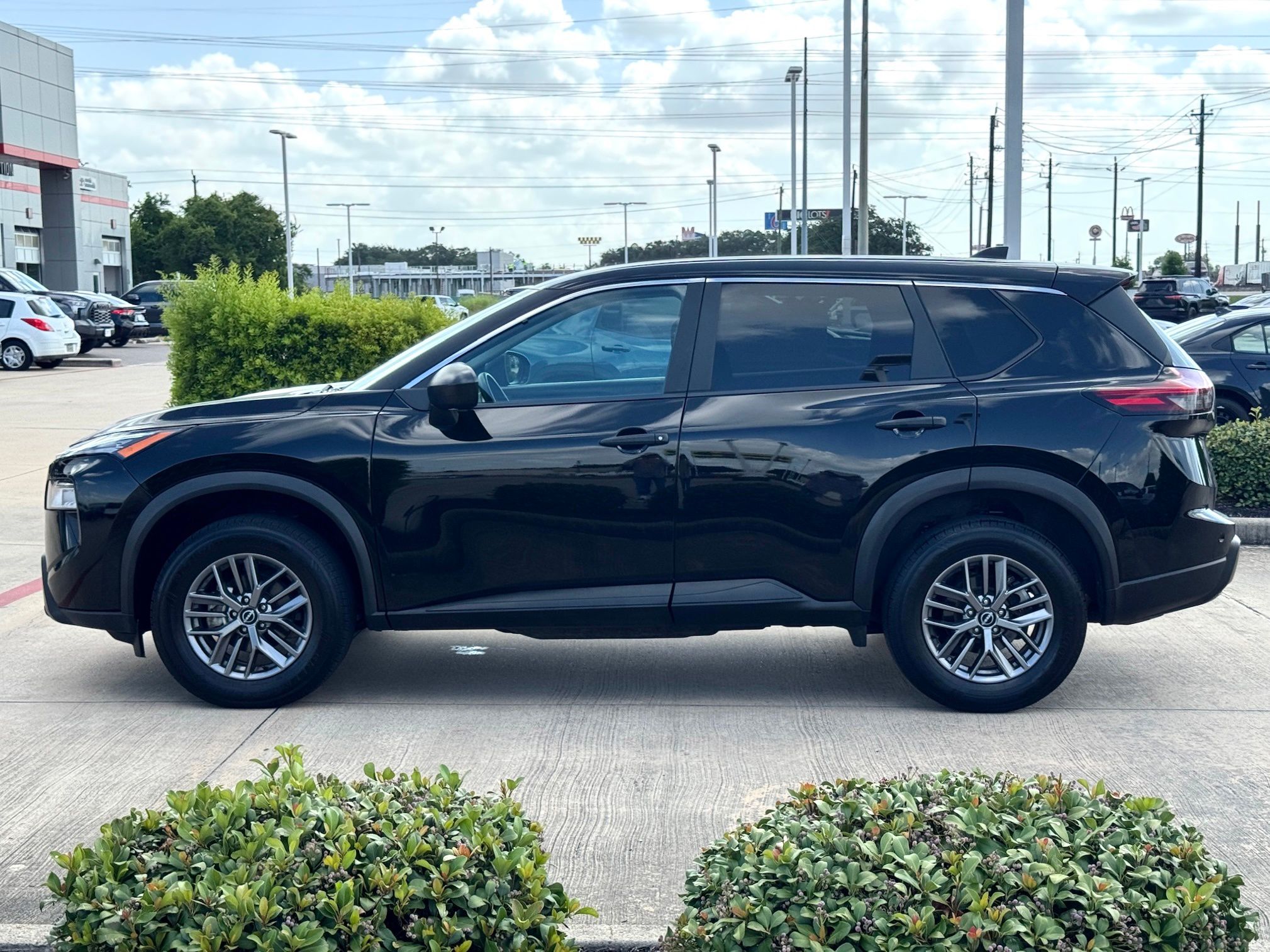 2024 Nissan Rogue S Black at Central Houston Nissan