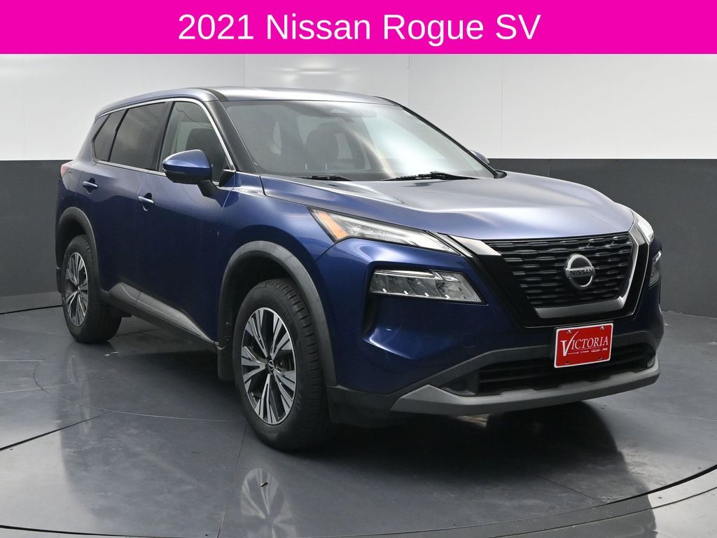 2021 Nissan Rogue SV Blue at Wharton Ford