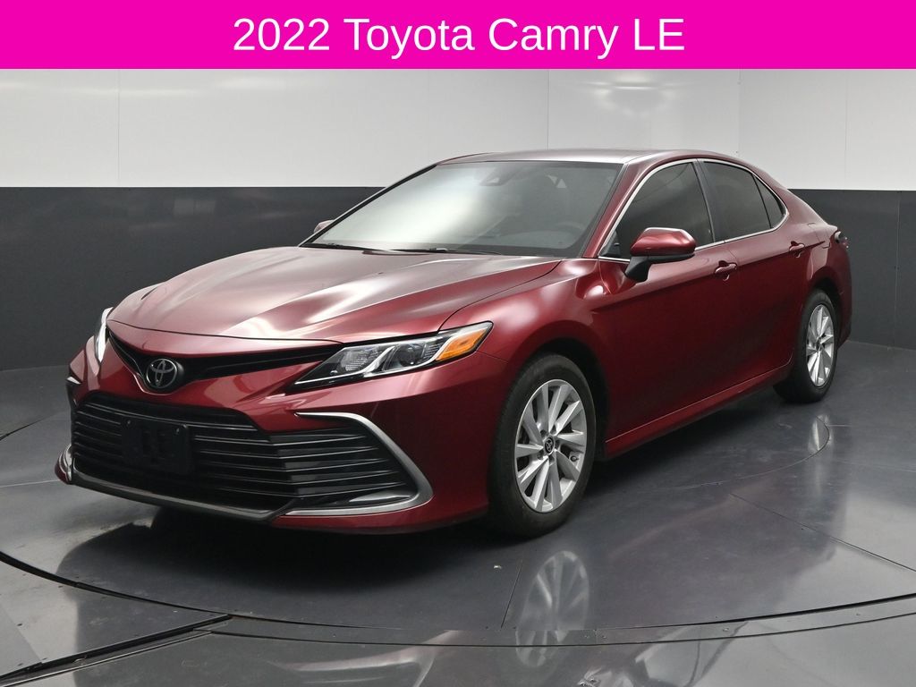 2022 Toyota Camry LE Red at Monument Chevrolet