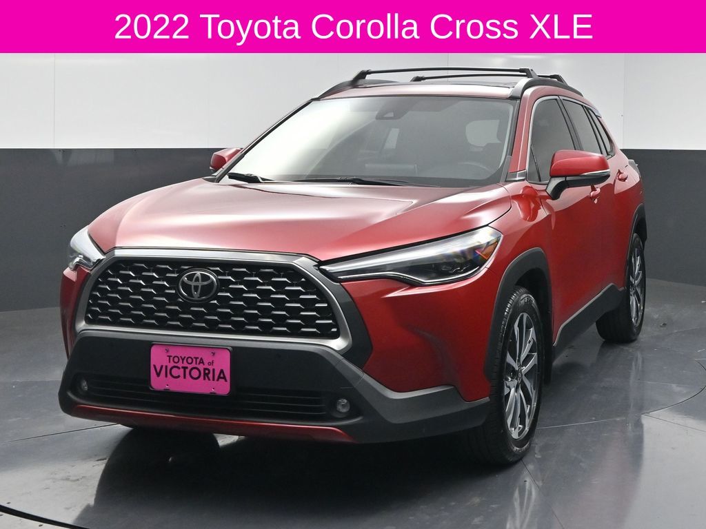 2022 Toyota Corolla Cross XLE Red at Toyota of Victoria