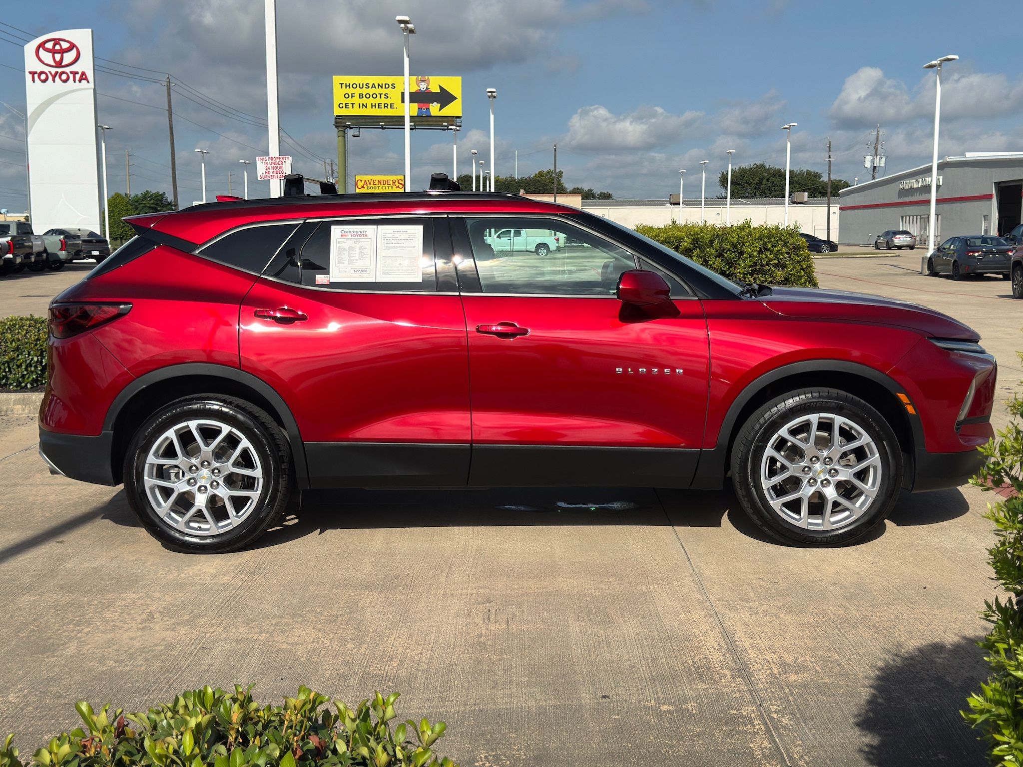 2024 Chevrolet Blazer LT Red at DeMontrond Gulf Freeway