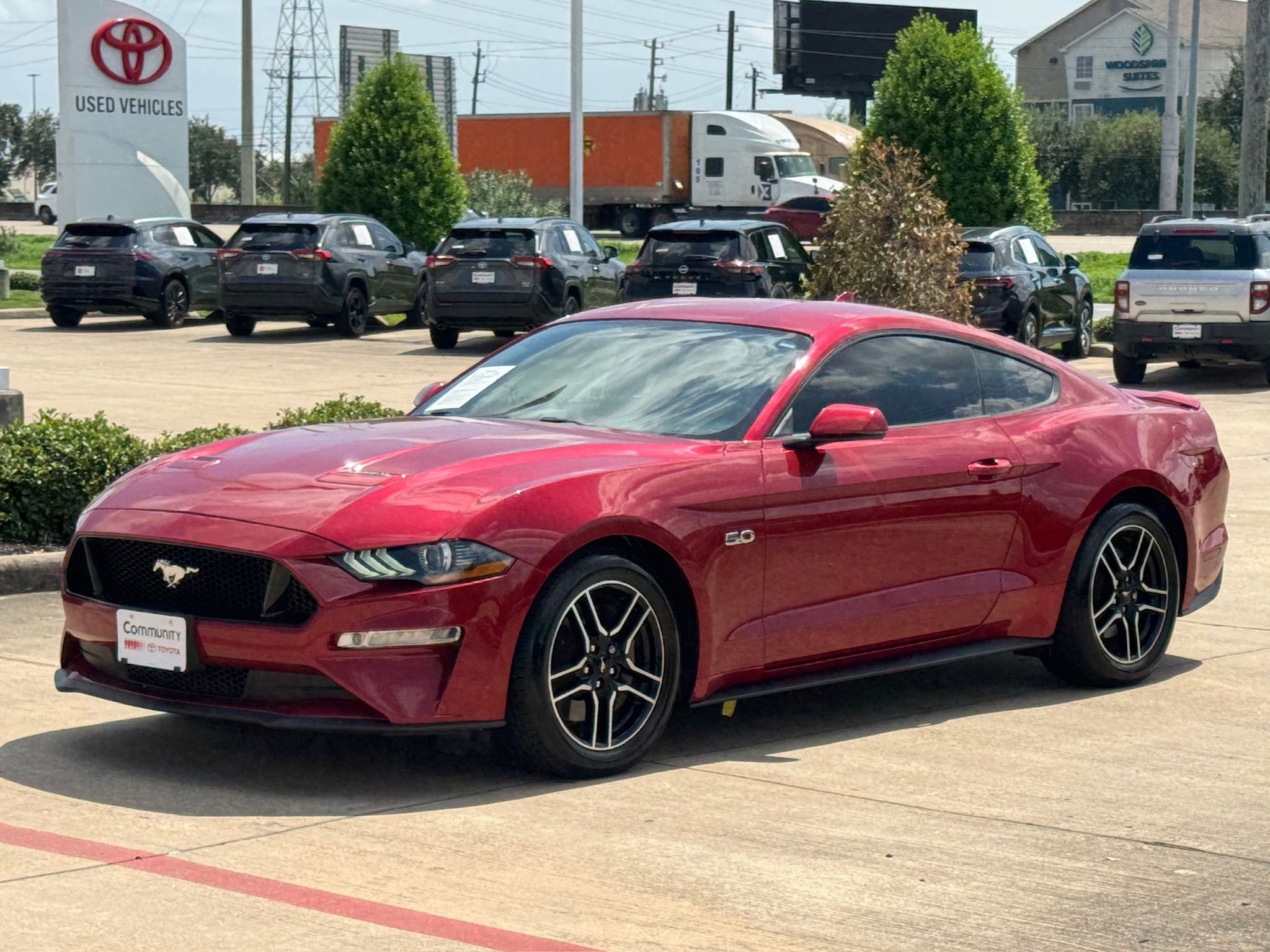2020 Ford Mustang GT Premium Red at Victoria Chrysler Dodge Jeep Ram