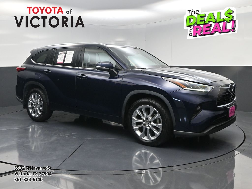 2022 Toyota Highlander Limited Blue at Classic Chevrolet Galveston