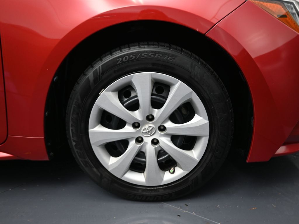 2021 Toyota Corolla LE Red at DeMontrond Auto Country
