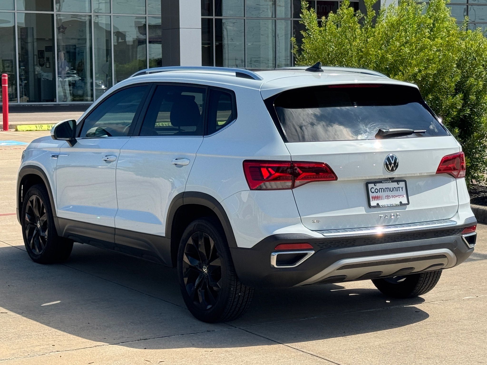 2024 Volkswagen Taos 1.5T SE White at DeMontrond Automotive Group