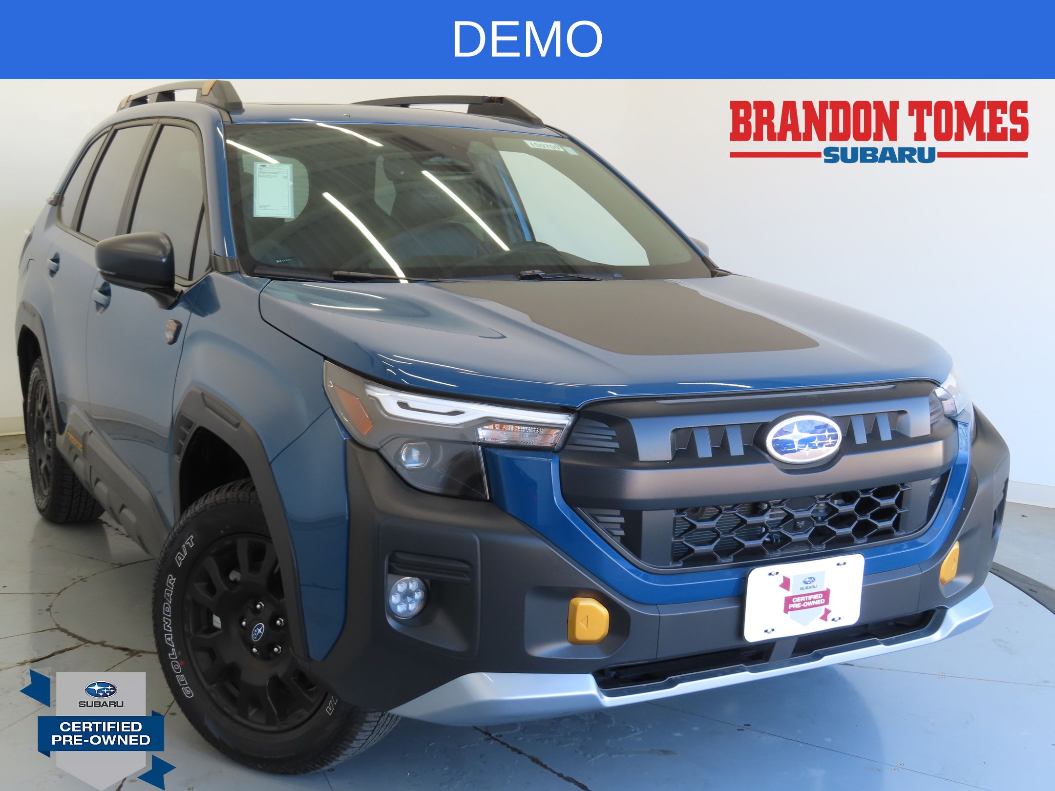 Geyser Blue 2026 Subaru Forester SUV / Crossover All-Wheel Drive Continuously Variable Transmission