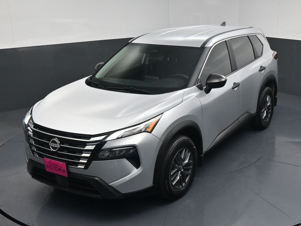 2025 Nissan Rogue S Silver at South Houston Nissan