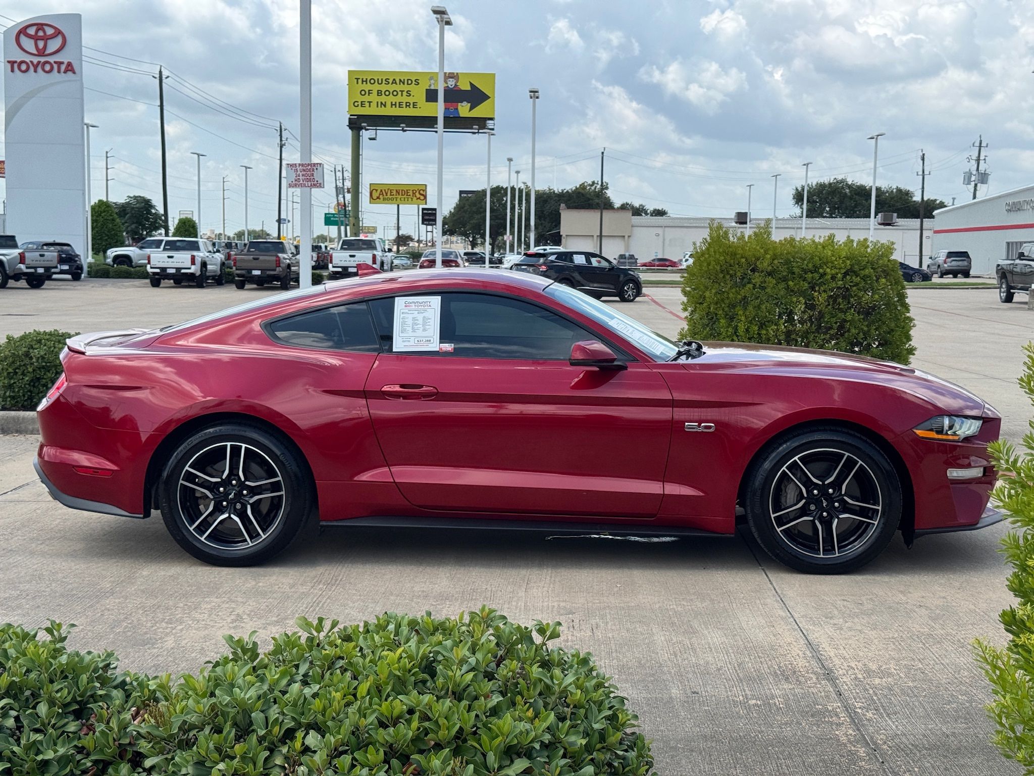 2020 Ford Mustang GT Premium Red at Victoria Chrysler Dodge Jeep Ram