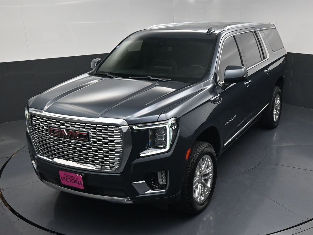 2021 GMC Yukon XL SLT Blue at Bayway Cadillac of The Woodlands
