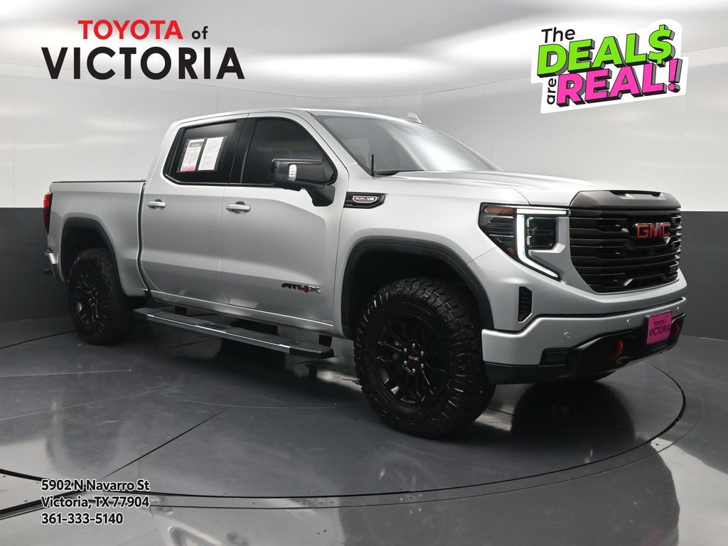 2022 GMC Sierra 1500 AT4X Silver at Victoria Chrysler Dodge Jeep Ram