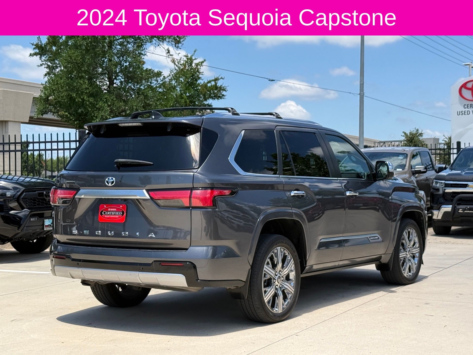 2024 Toyota Sequoia Capstone Gray at Bayway Cadillac of The Woodlands