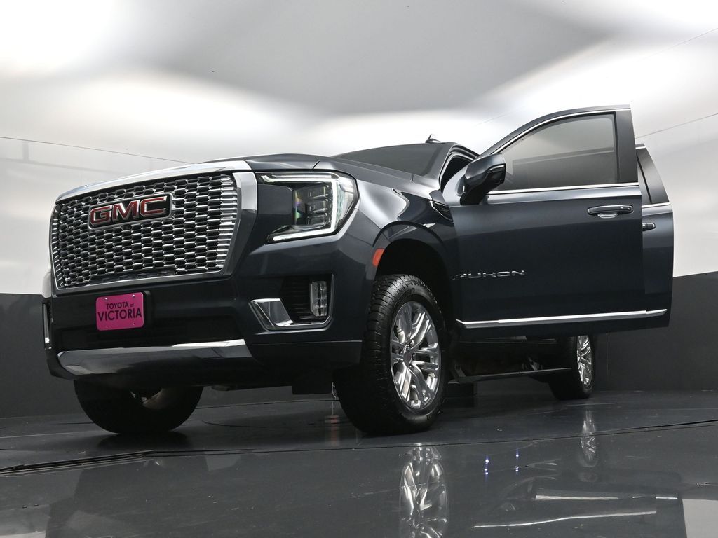 2021 GMC Yukon XL SLT Blue at Bayway Cadillac of The Woodlands