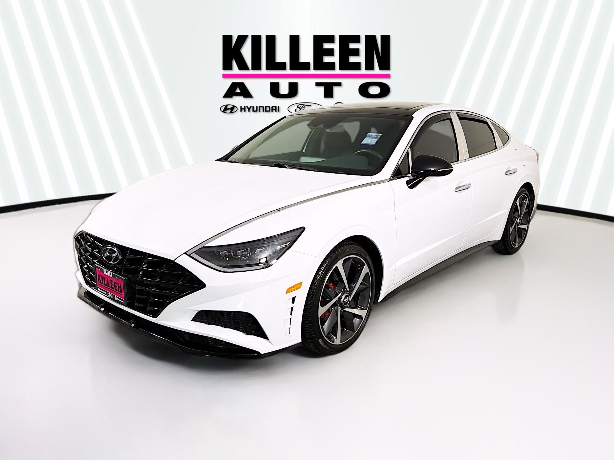 2023 Hyundai Sonata SEL Plus White at DeMontrond Ford