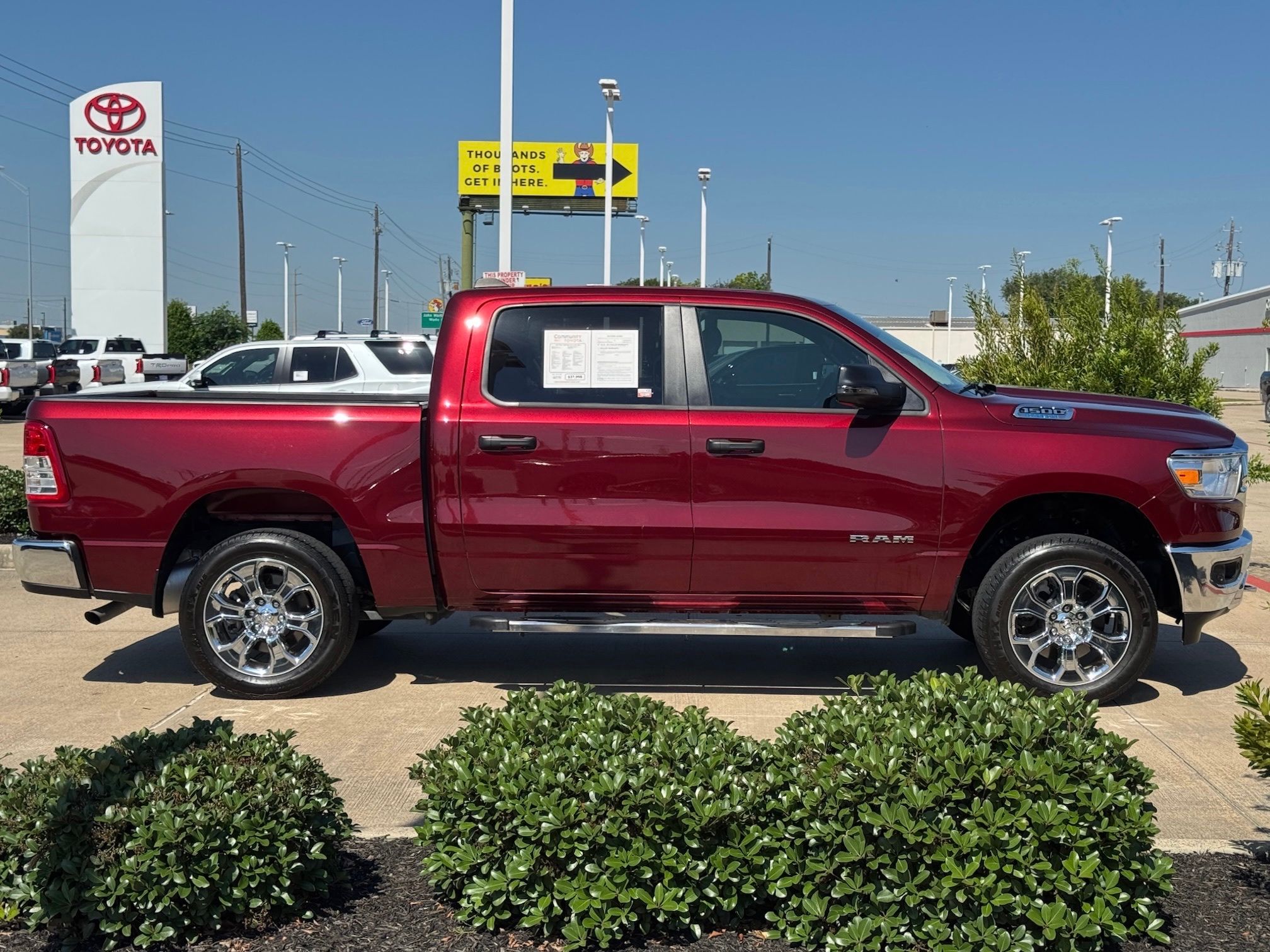 2024 Ram 1500 Big Horn/Lone Star Red at Wharton Ford