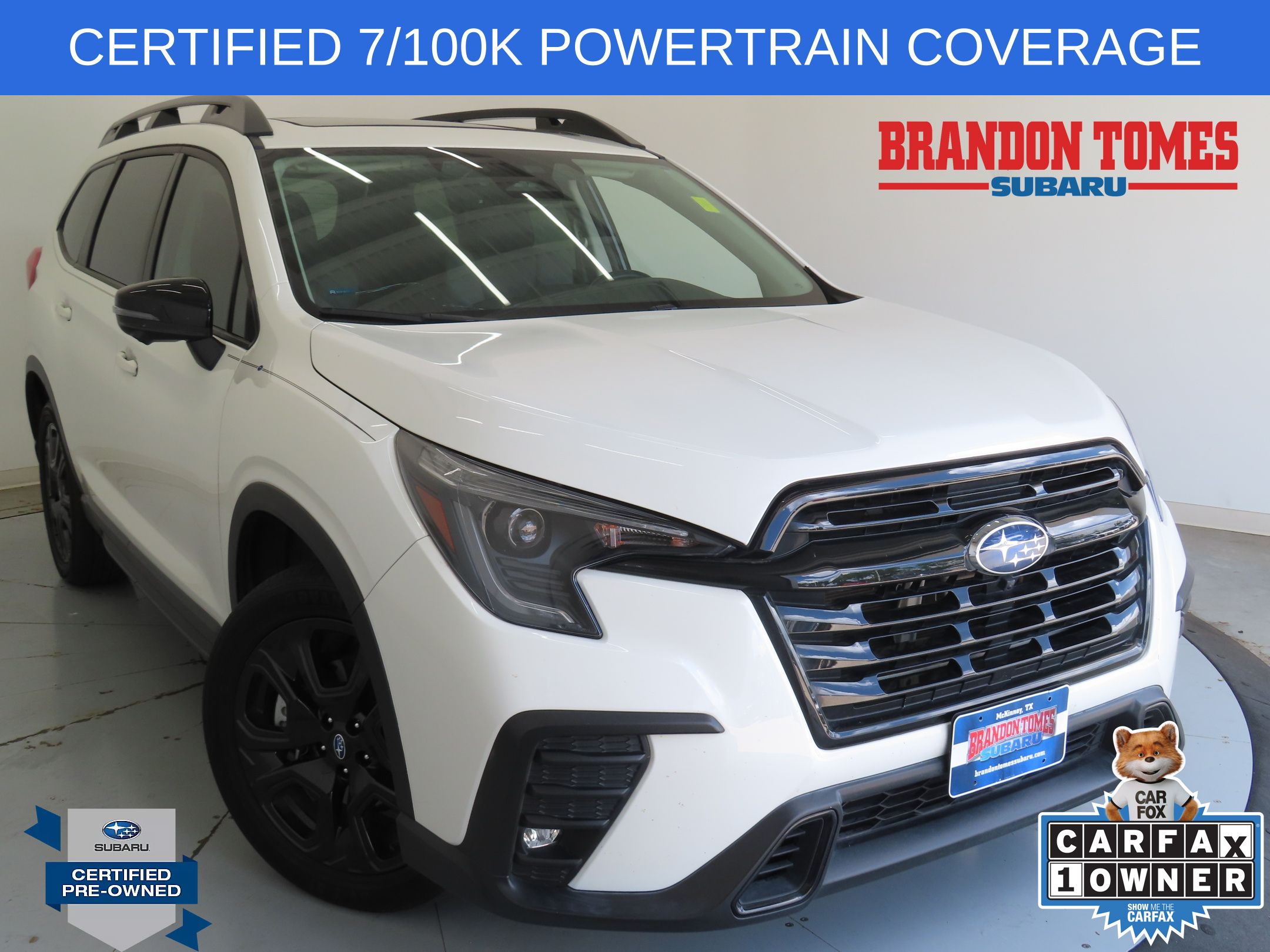 Crystal White Pearl 2023 Subaru Ascent SUV / Crossover All-Wheel Drive Continuously Variable Transmission