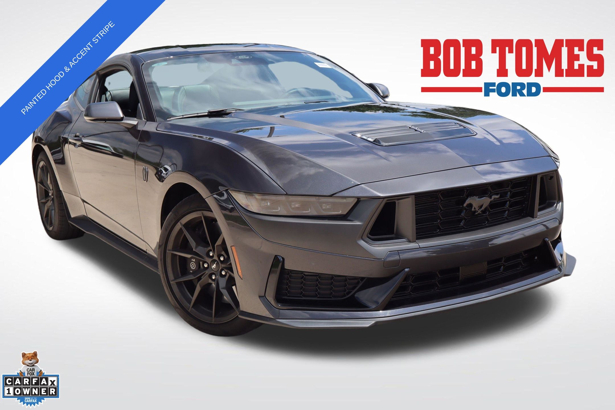 Gray Metallic 2024 Ford Mustang Coupe Rear-Wheel Drive Automatic