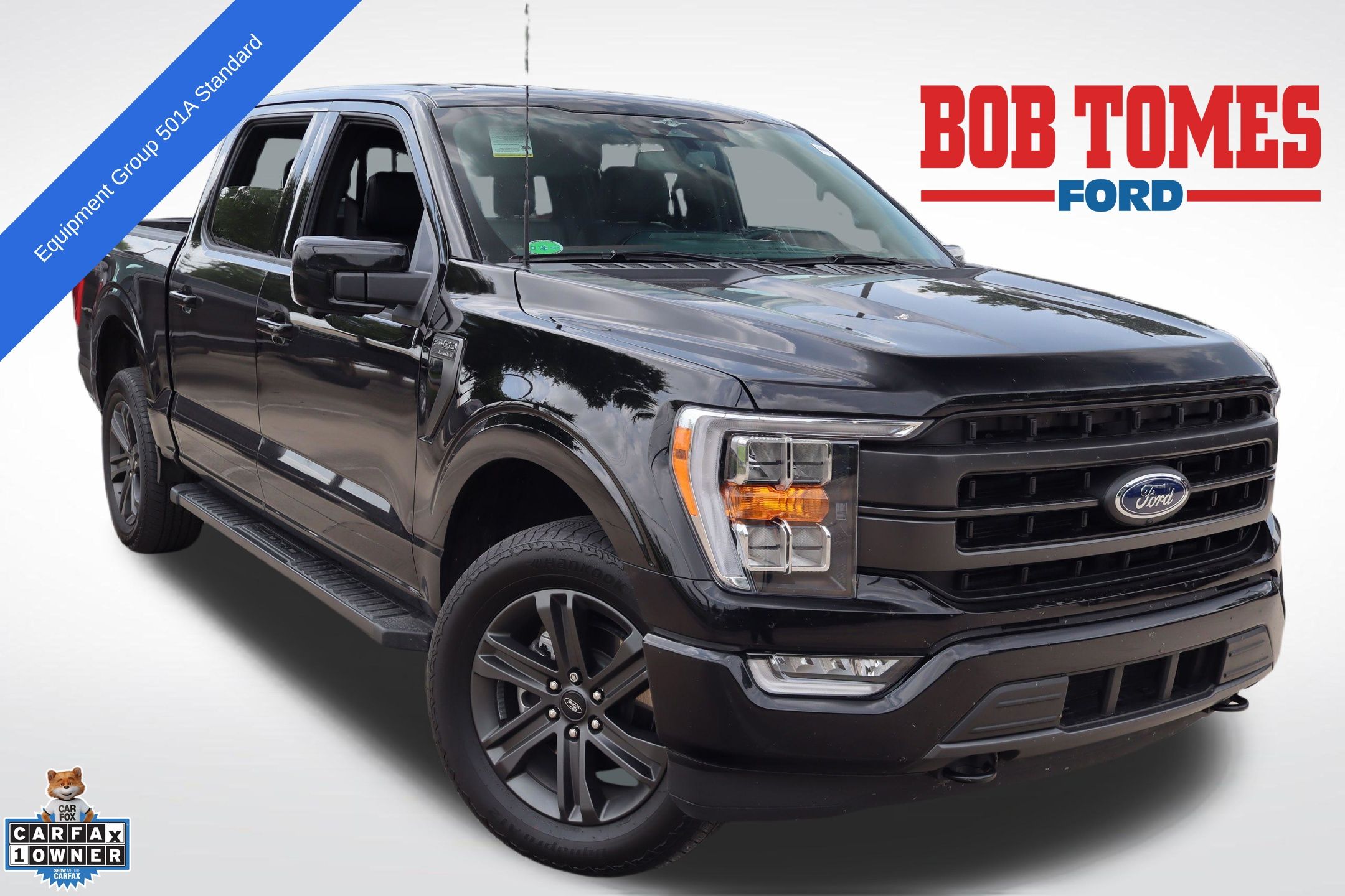 Black Metallic 2023 Ford F-150 Pickup Truck Four-Wheel Drive Automatic