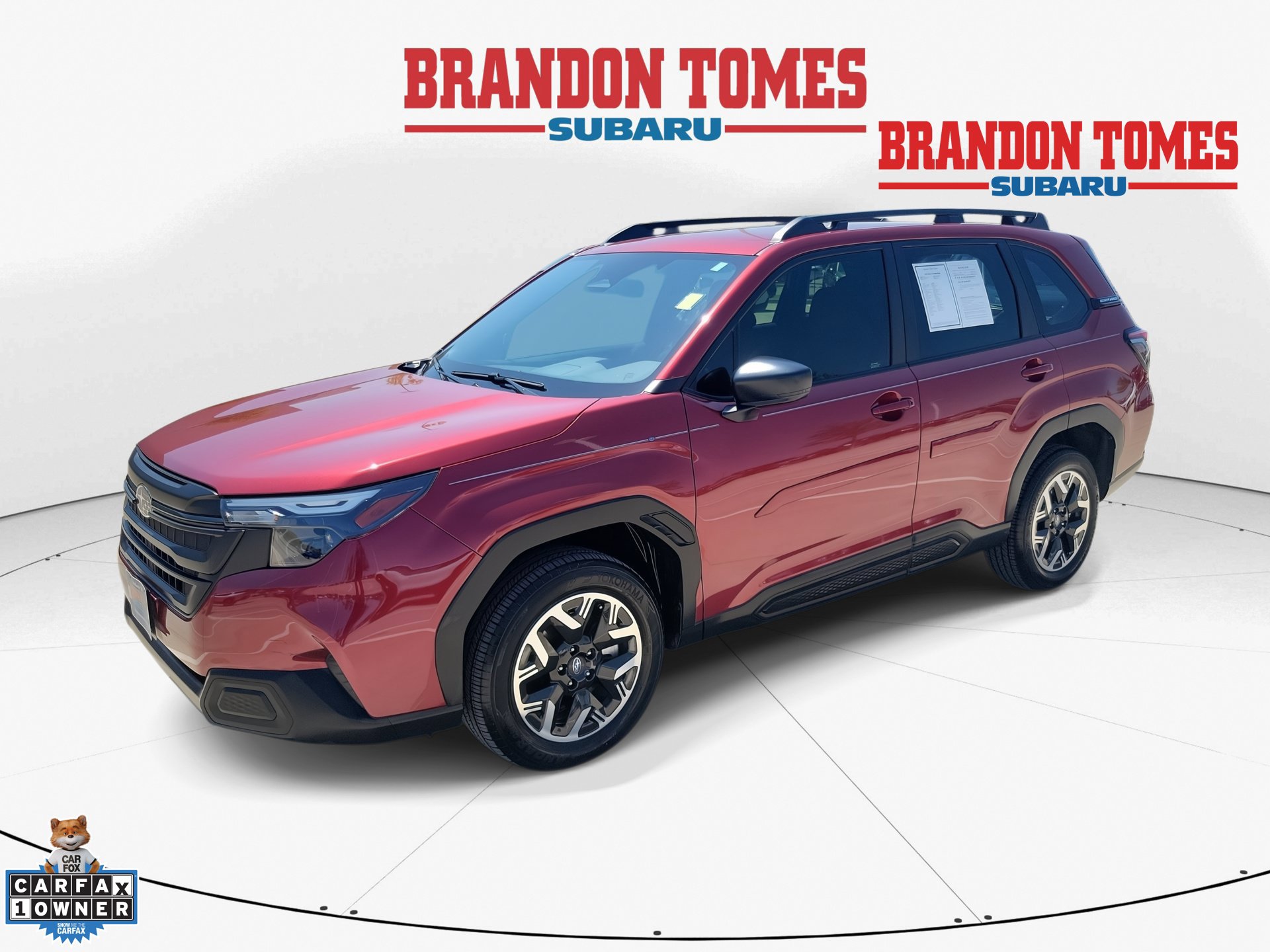 Crimson Red Pearl 2025 Subaru Forester SUV / Crossover All-Wheel Drive Continuously Variable Transmission