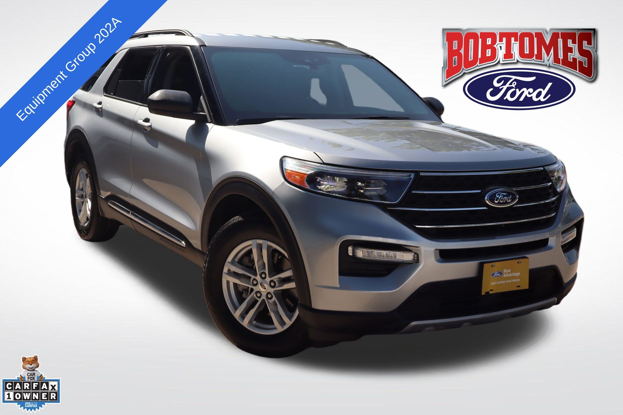 Silver Metallic 2023 Ford Explorer SUV / Crossover Rear-Wheel Drive Automatic