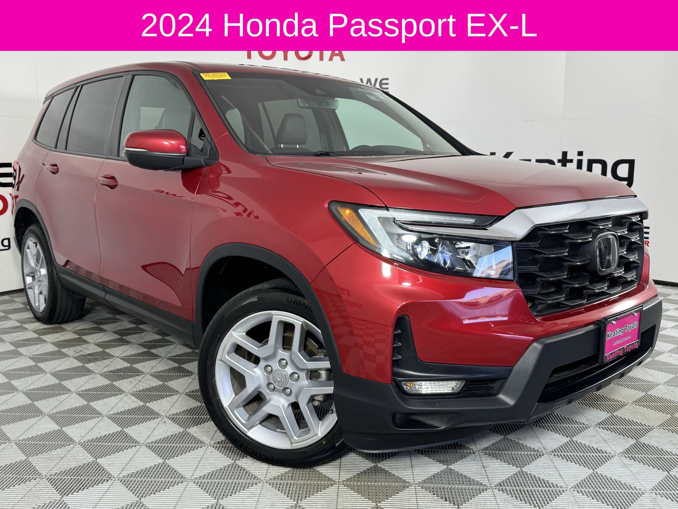 2024 Honda Passport EX-L Black at Mac Haik CDJR North Houston