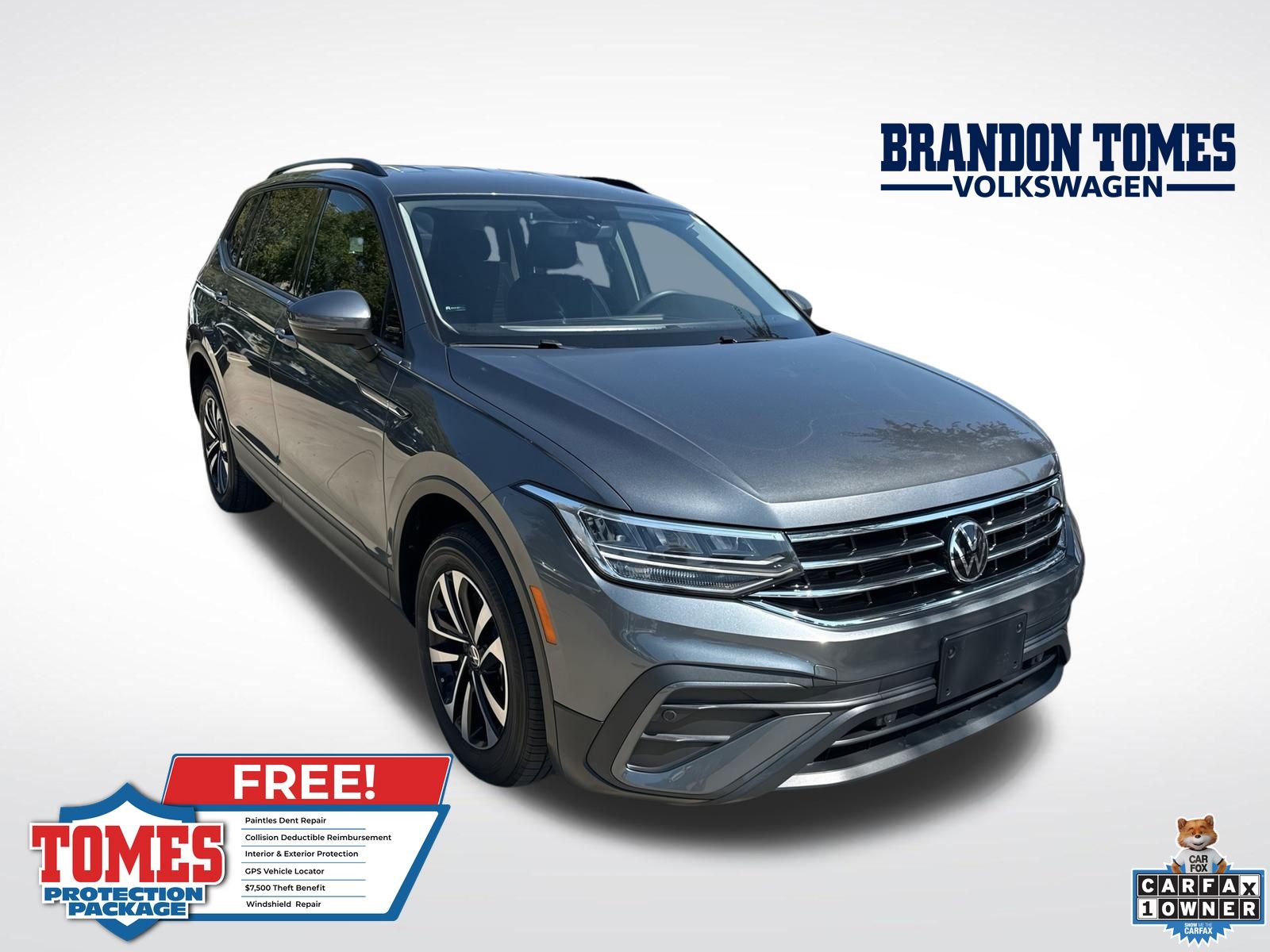 Platinum Gray Metallic 2023 Volkswagen Tiguan SUV / Crossover Front-Wheel Drive 8-Speed Automatic