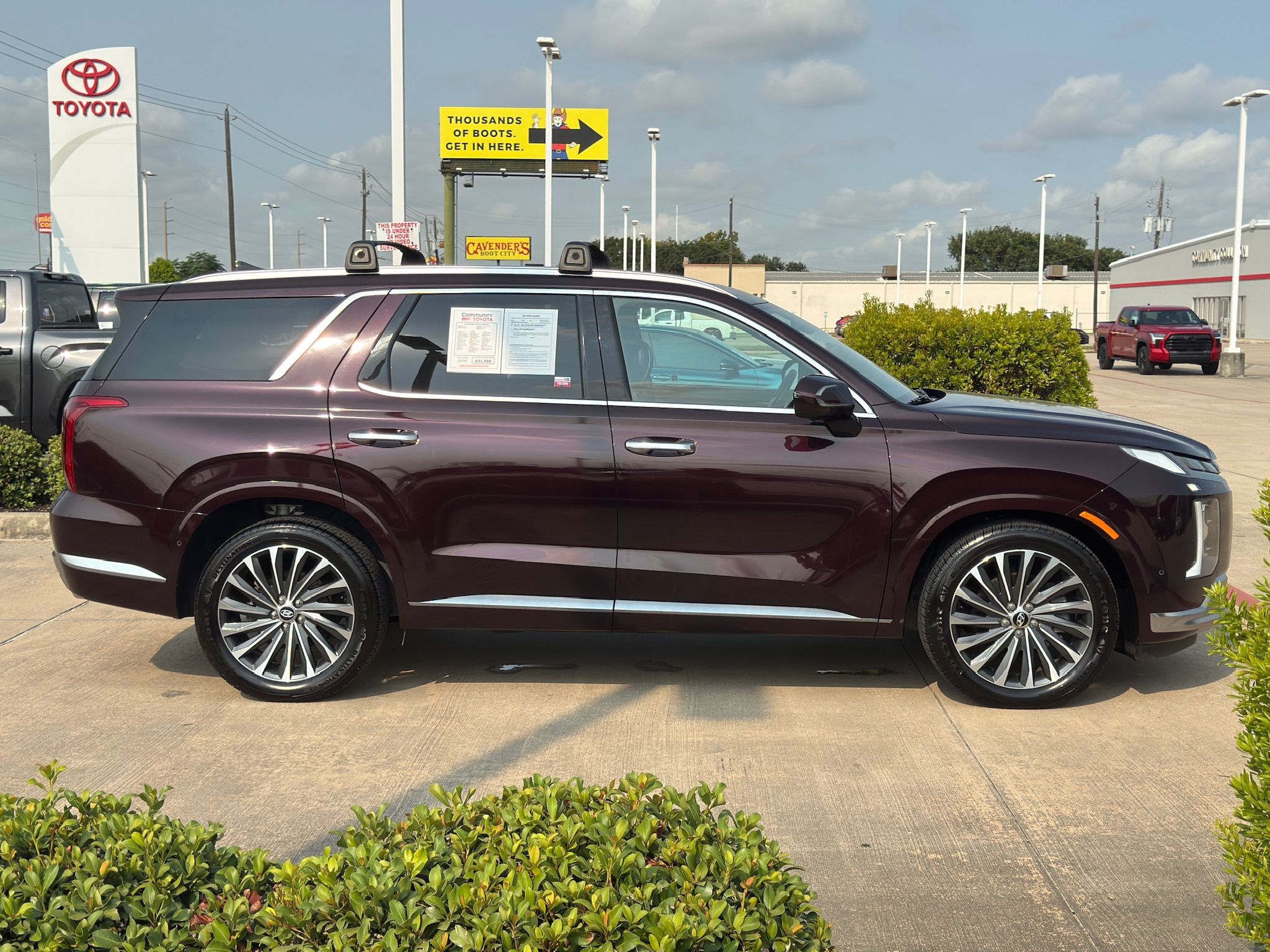 2023 Hyundai Palisade Calligraphy Red at Monument Chevrolet
