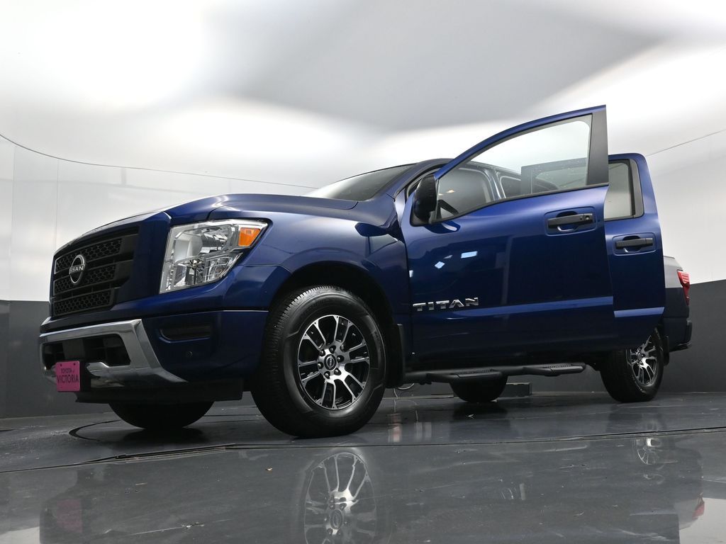 2023 Nissan Titan SV Blue at Bayway Cadillac of The Woodlands