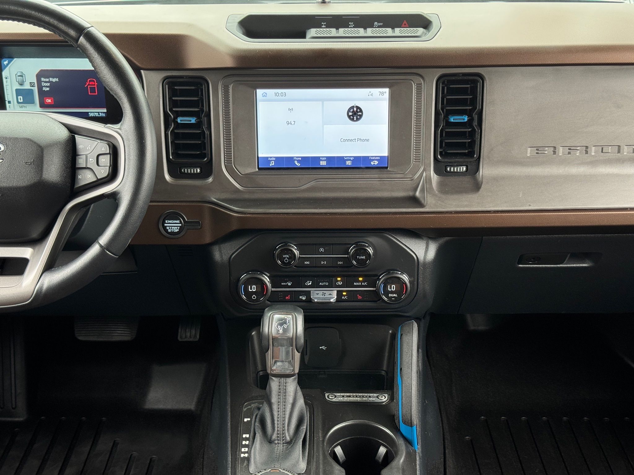 2023 Ford Bronco Outer Banks Gray at Martin Chrysler Dodge Jeep Ram