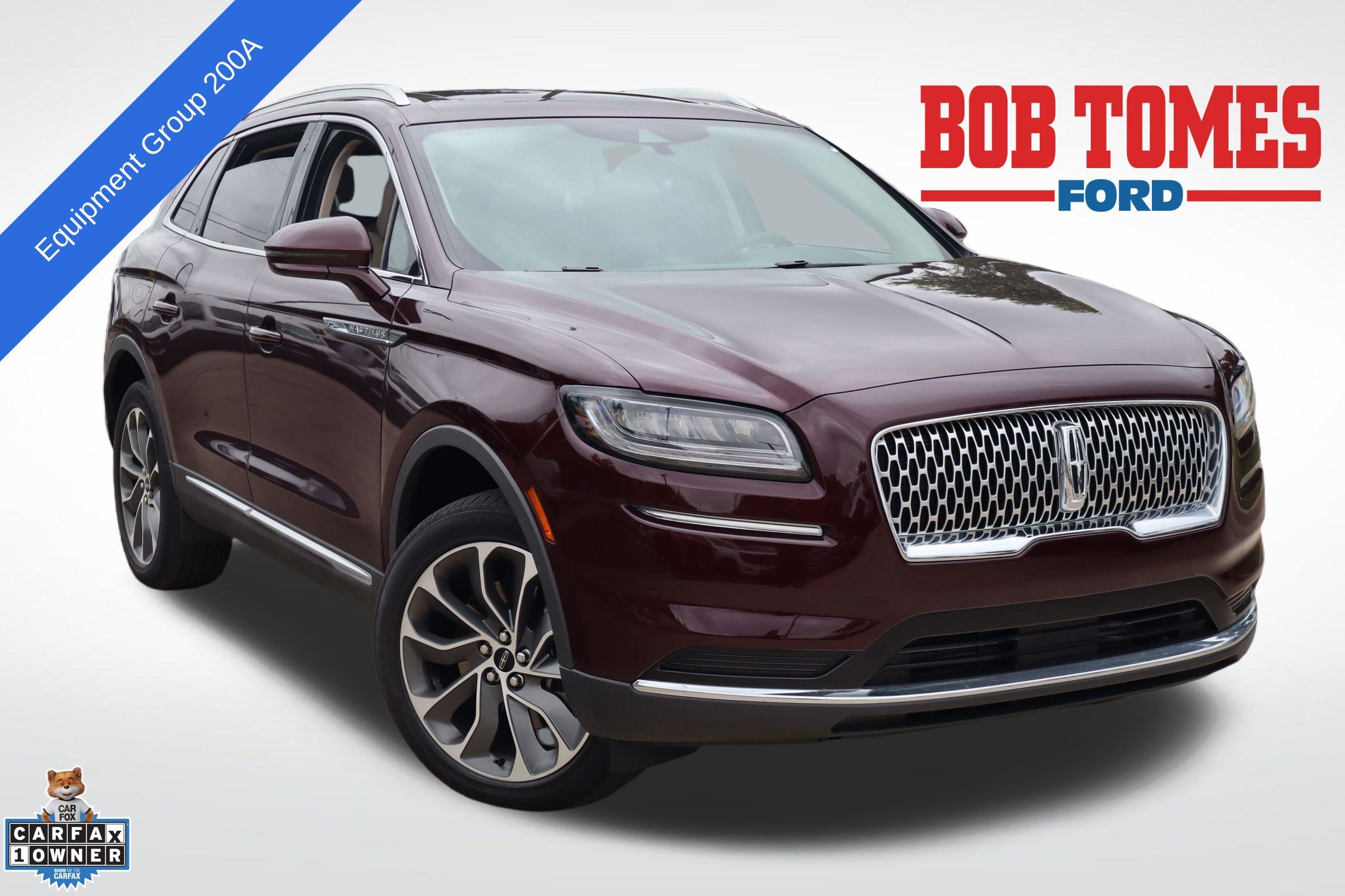 Red (Burgundy) 2023 Lincoln Nautilus SUV / Crossover All-Wheel Drive 8-Speed Automatic