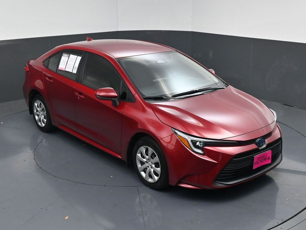 2024 Toyota Corolla Hybrid LE Red at DeMontrond Automotive Group