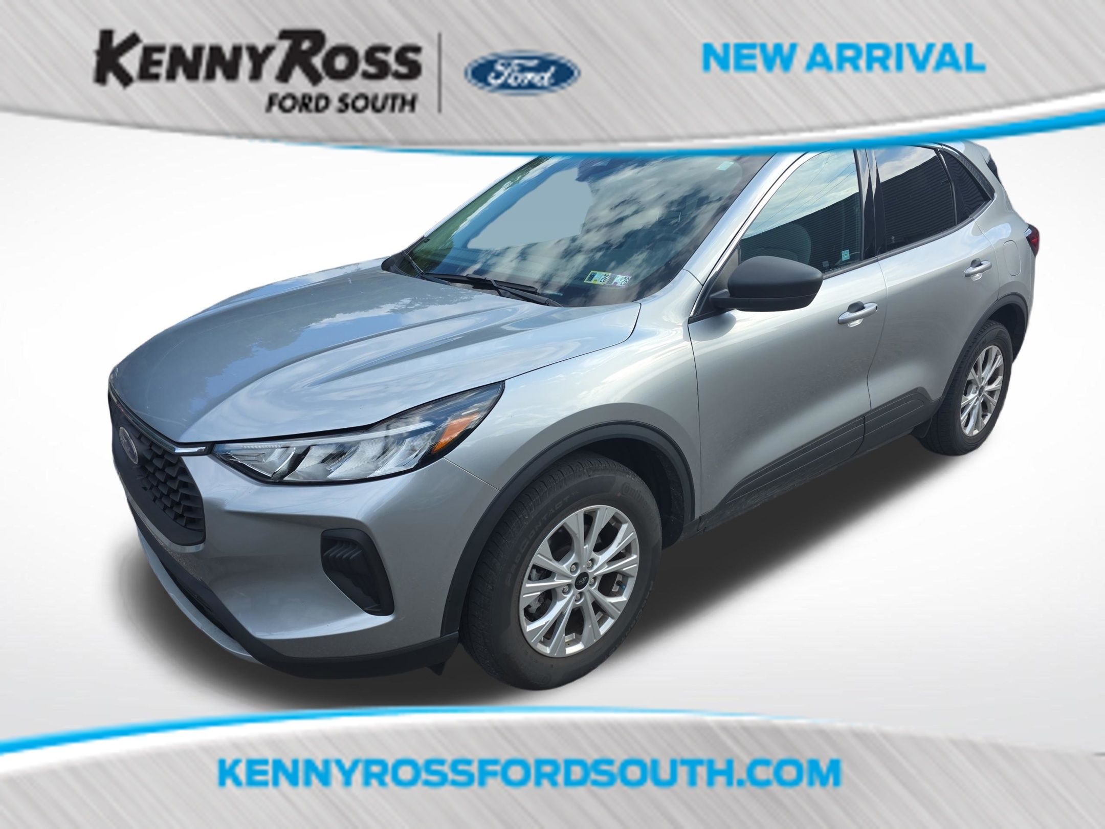 Silver Metallic 2023 Ford Escape SUV / Crossover All-Wheel Drive 8-Speed Automatic