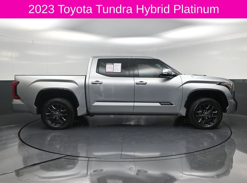 2023 Toyota Tundra Hybrid Platinum Silver at EAG Ford Navasota