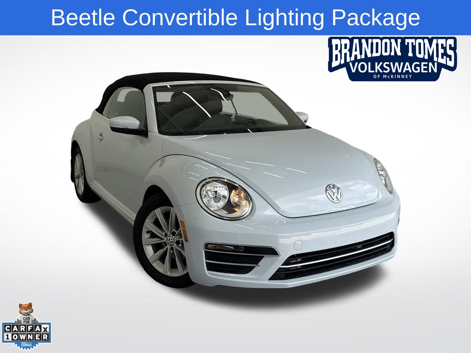 Pure White 2017 Volkswagen Beetle Convertible Front-Wheel Drive 6-Speed Automatic