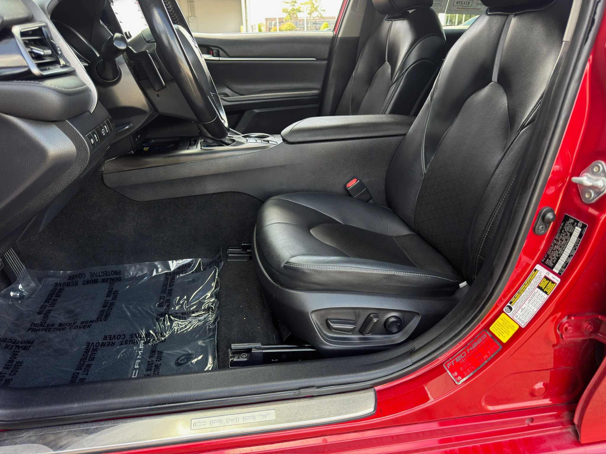 2022 Toyota Camry XSE Red at DeMontrond Gulf Freeway