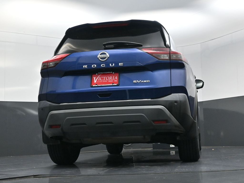 2021 Nissan Rogue SV Blue at Wharton Ford
