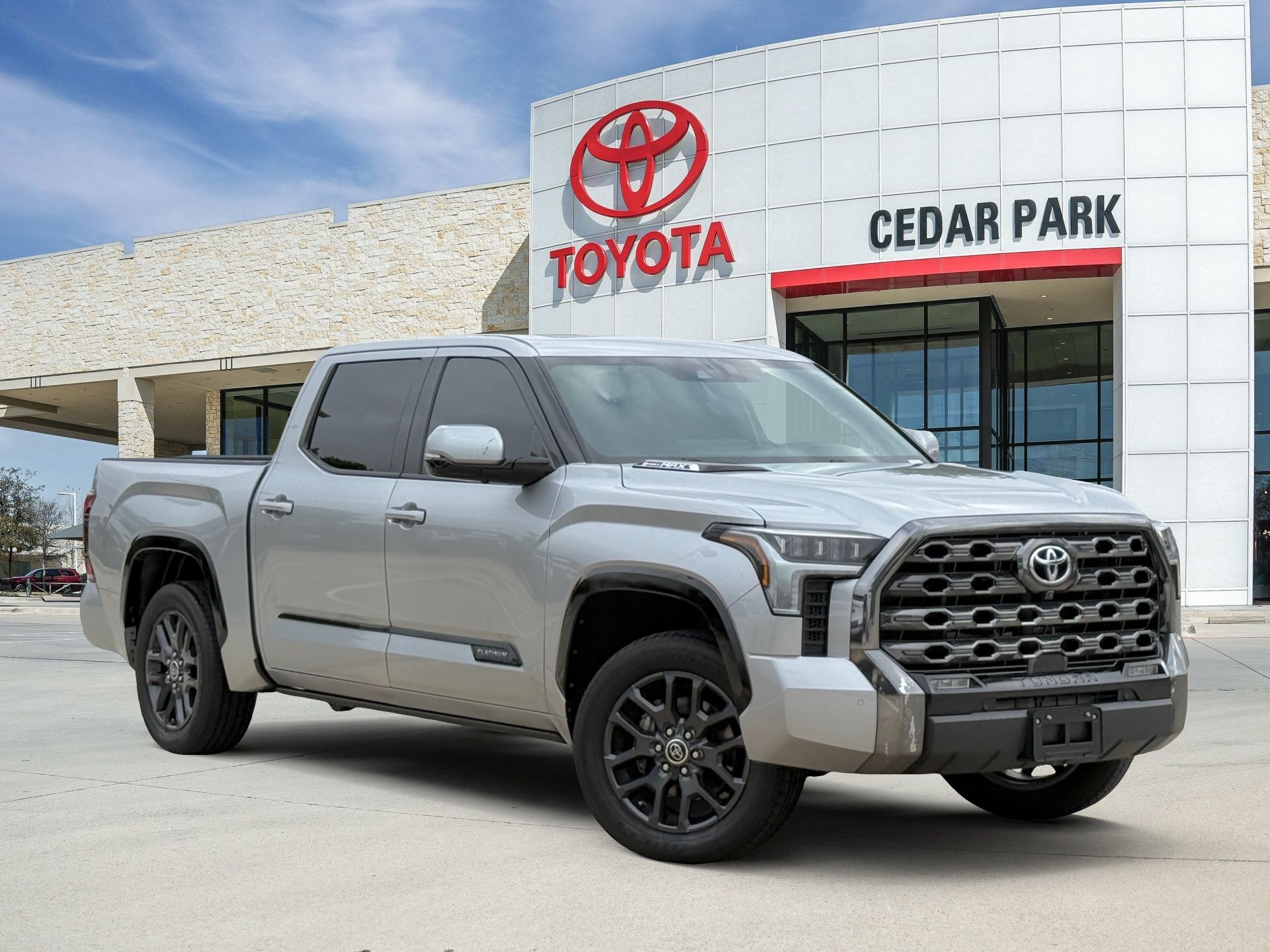 2023 Toyota Tundra Hybrid Platinum Silver at EAG Ford Navasota