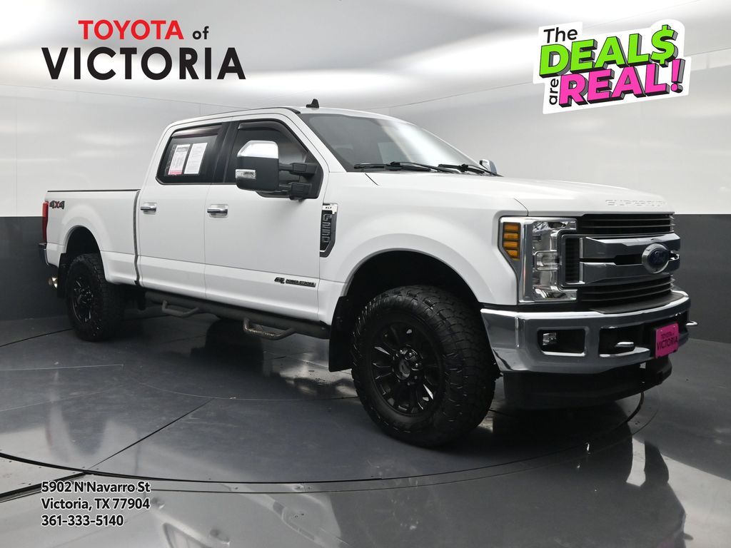 2019 Ford F-250SD XLT White at Emmons Autoplex