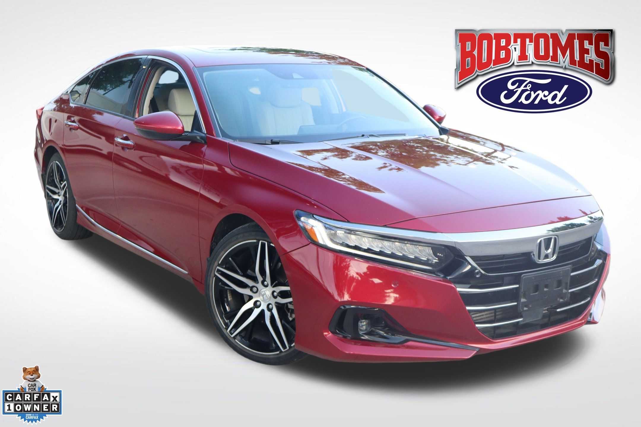 Radiant Red Metallic 2022 Honda Accord Sedan Front-Wheel Drive Automatic