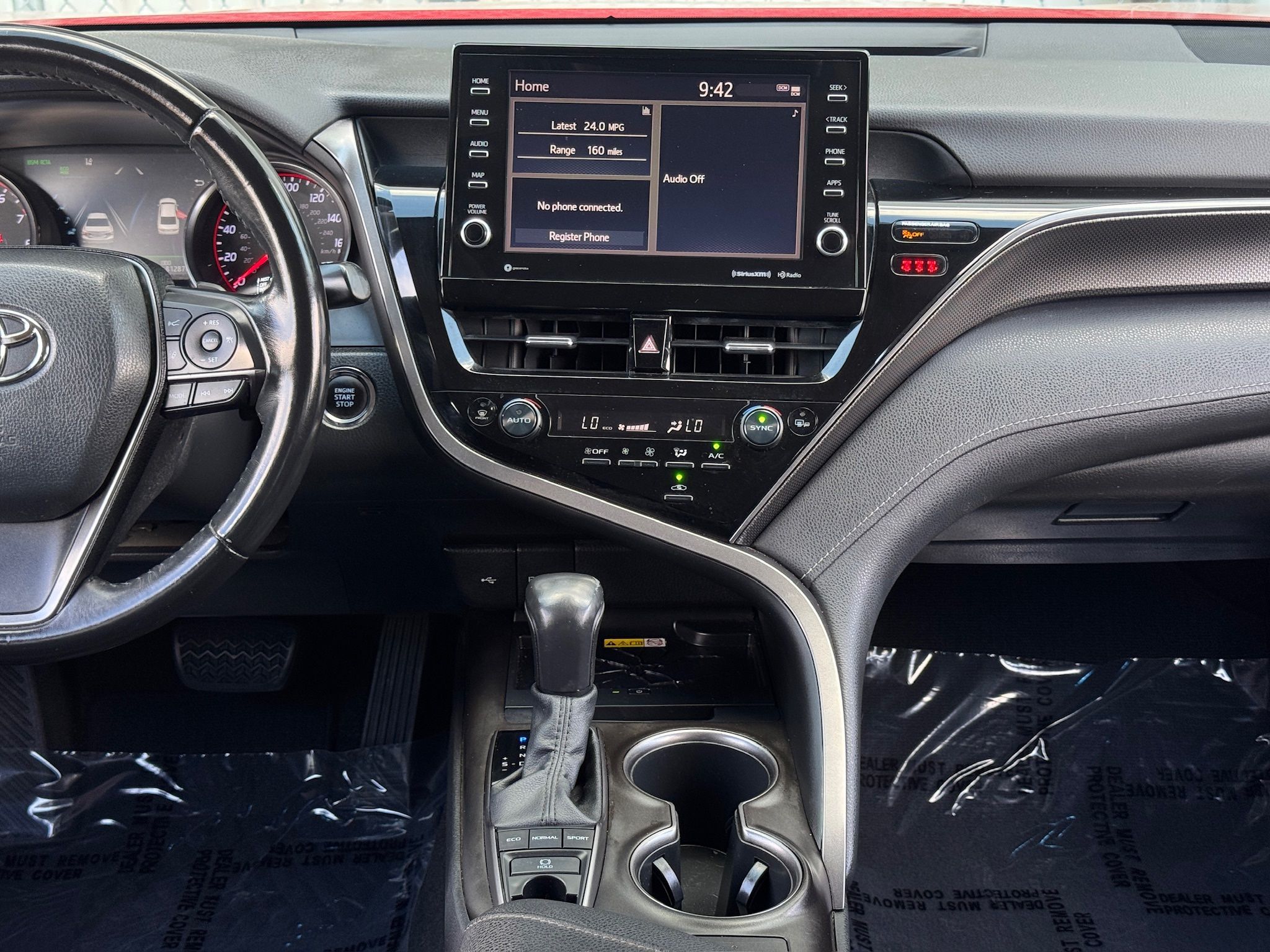 2022 Toyota Camry XSE Red at DeMontrond Gulf Freeway