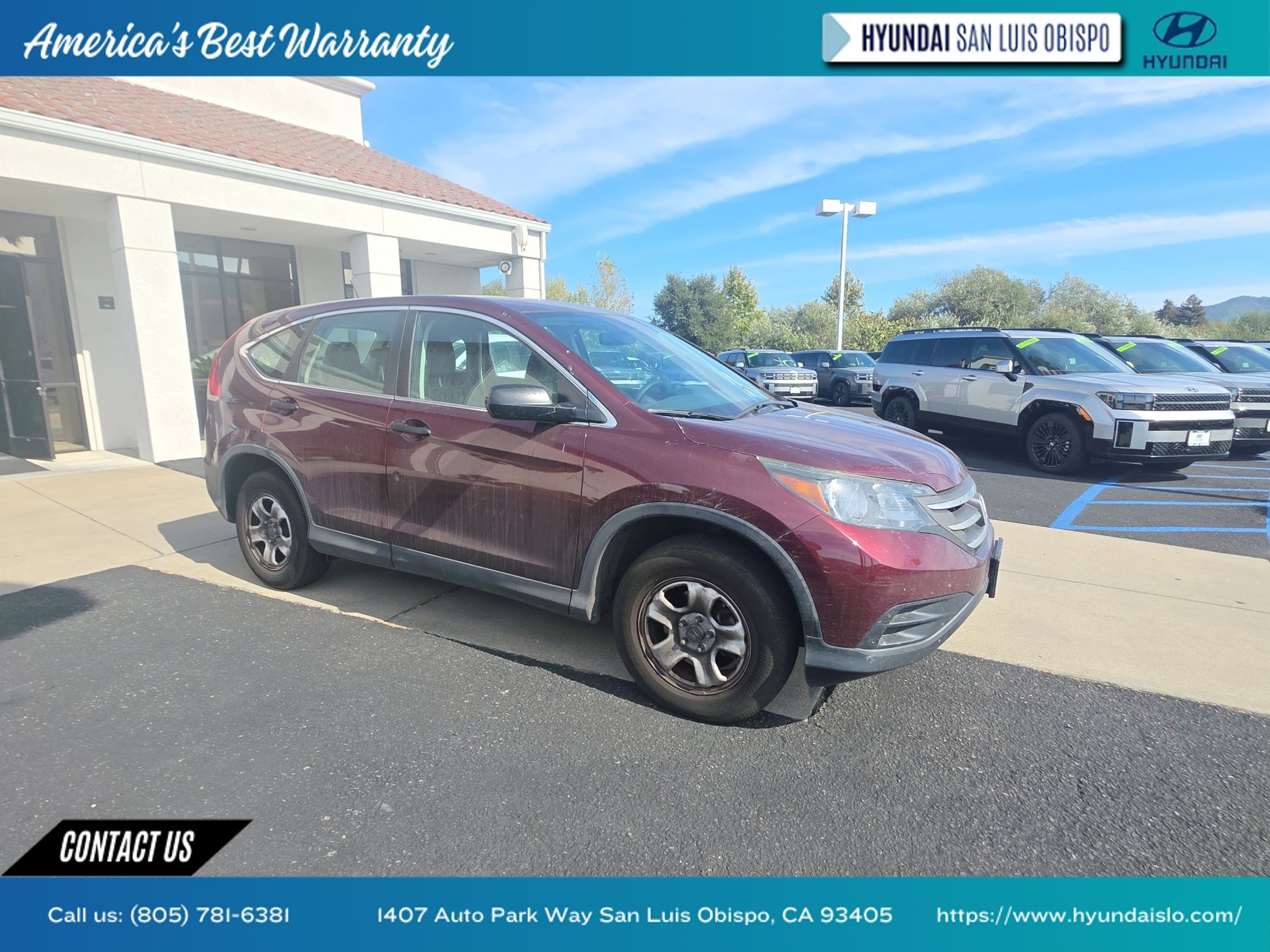 Red 2014 Honda CR-V SUV / Crossover Front-Wheel Drive 5-Speed Automatic